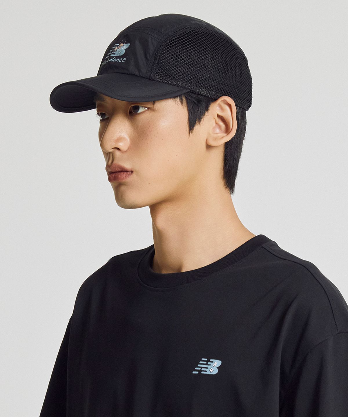 뉴발란스(NEW BALANCE) NBGDGSA401 / 살라고뛴다 컬러포인트 퍼포먼스 메쉬캡 (BLACK)