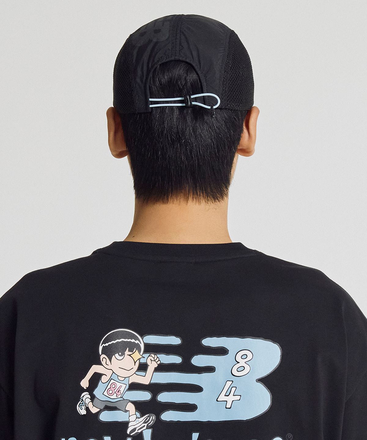 뉴발란스(NEW BALANCE) NBGDGSA401 / 살라고뛴다 컬러포인트 퍼포먼스 메쉬캡 (BLACK)