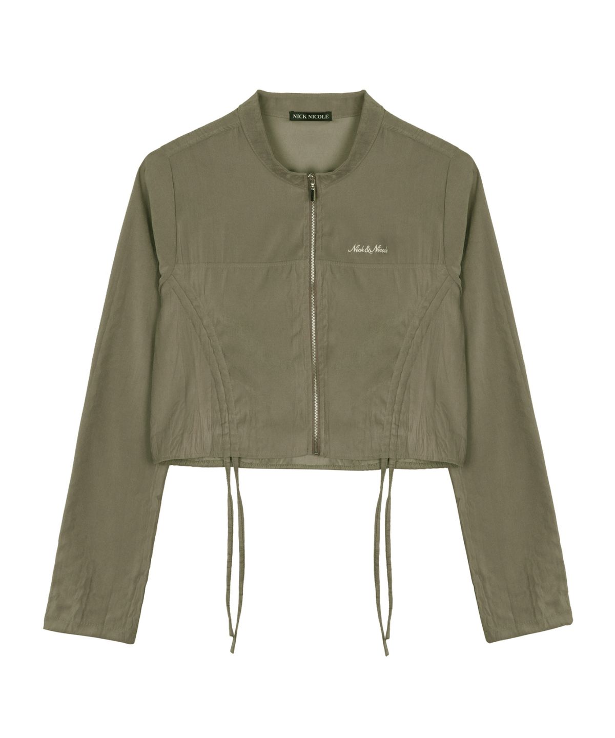 닉앤니콜(NICK&NICOLE) SUEDE STRING JACKET_BEIGE