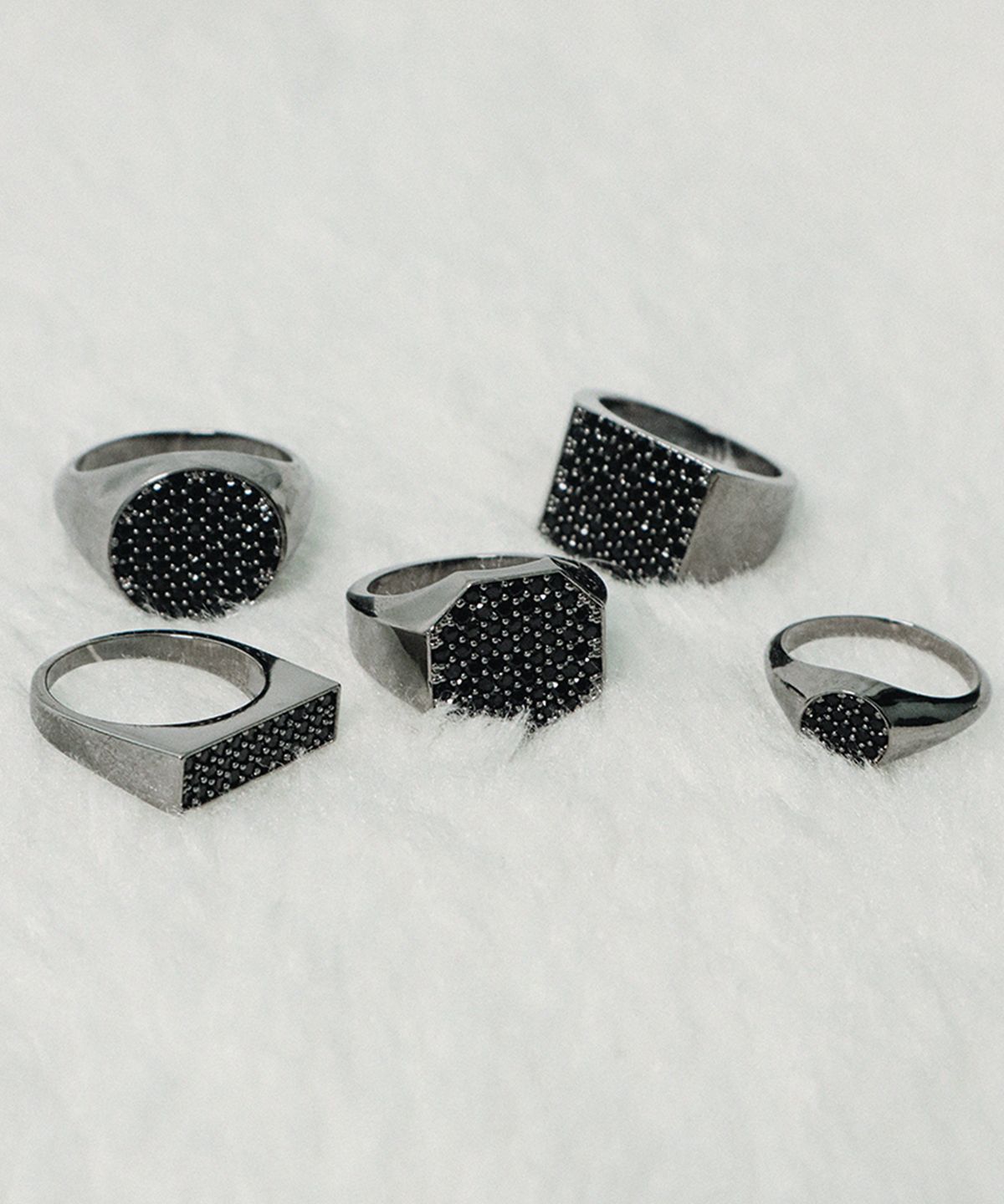 스몰굿띵(SMGT) 시그넷 시리즈 FLAT RING #1 [BLACK]