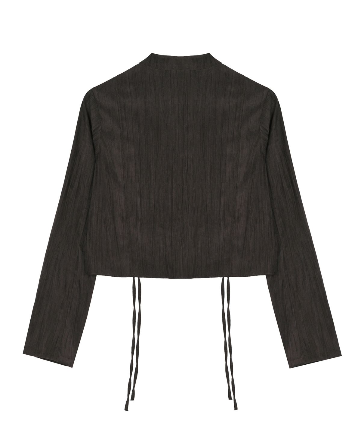 닉앤니콜(NICK&NICOLE) SUEDE STRING JACKET_BROWN