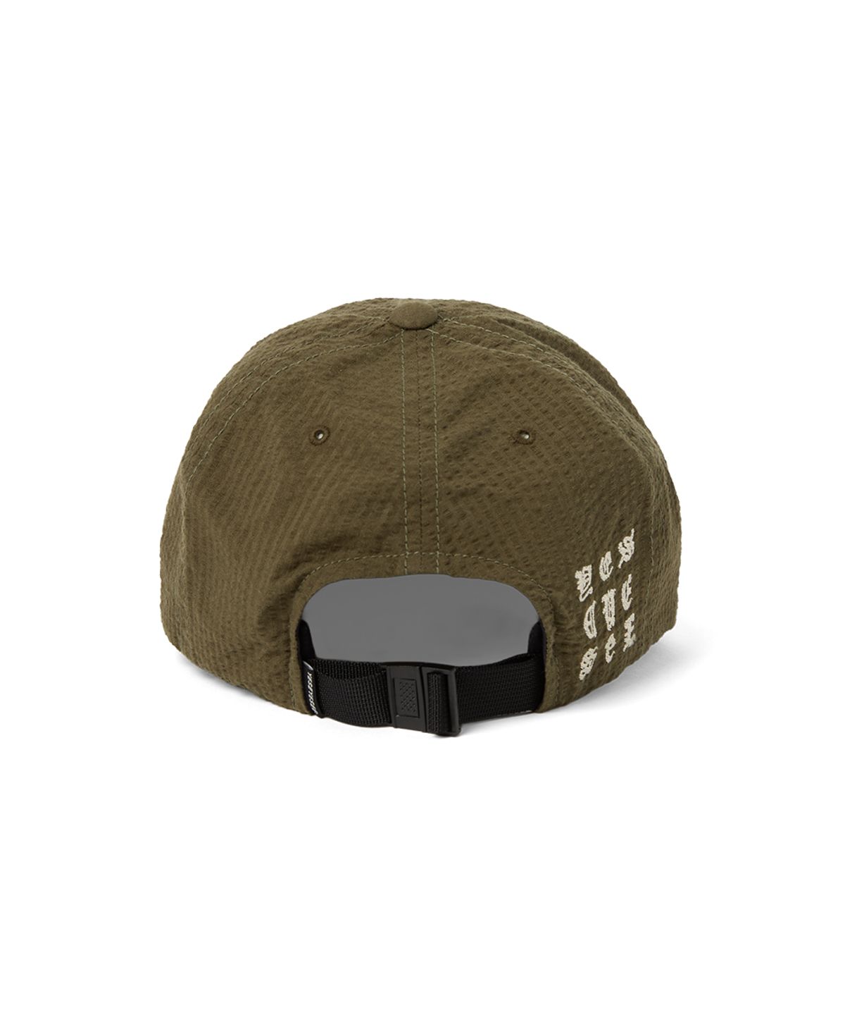 예스아이씨(YESEYESEE) Y.E.S Washed Seersucker Cap Olive