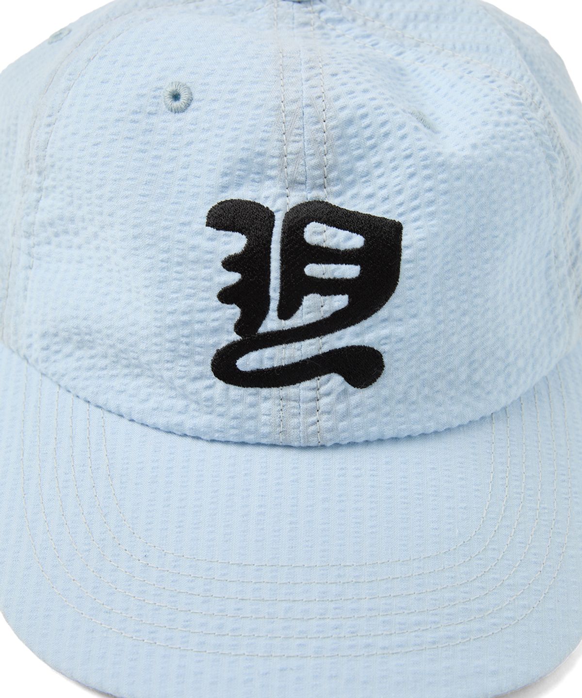 예스아이씨(YESEYESEE) Y.E.S Washed Seersucker Cap Sky Blue