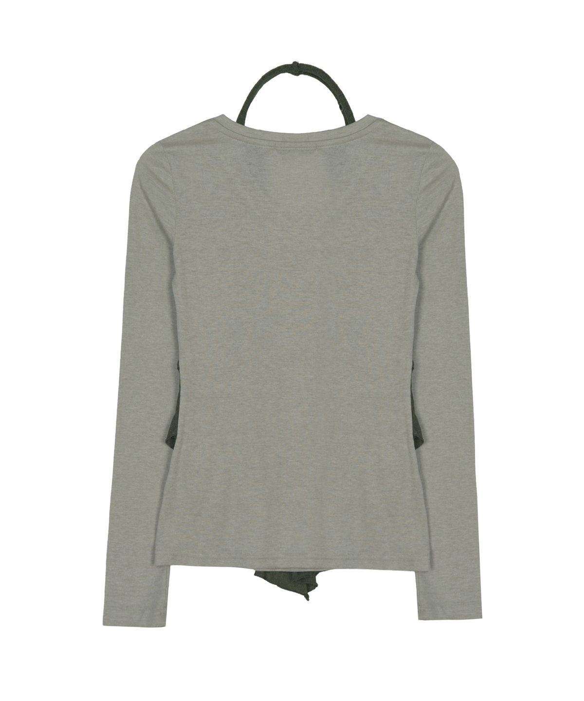 닉앤니콜(NICK&NICOLE) HALTER LAYERED TOP_KHAKI