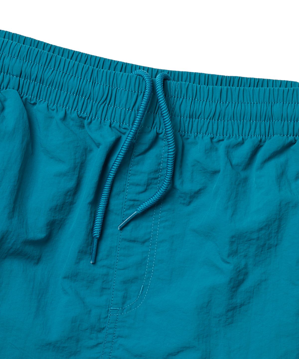 예스아이씨(YESEYESEE) Paneled Nylon Shorts Teal Blue