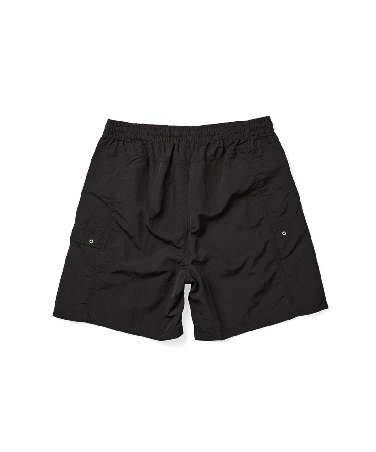 예스아이씨(YESEYESEE) Paneled Nylon Shorts Black