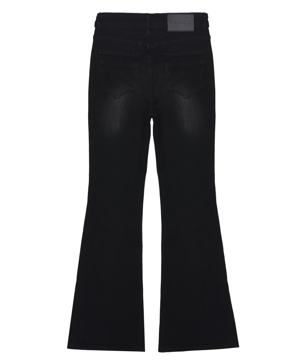 닉앤니콜(NICK&NICOLE) STUD BOOTSCUT DENIM PANTS_BLACK