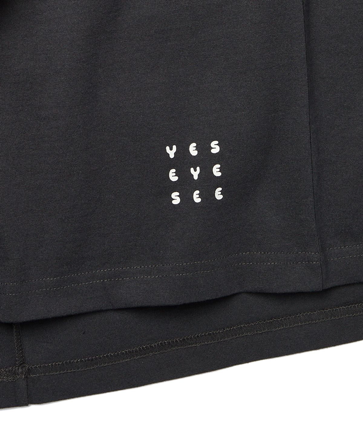 예스아이씨(YESEYESEE) Y.E.S Tropical Tee Charcoal