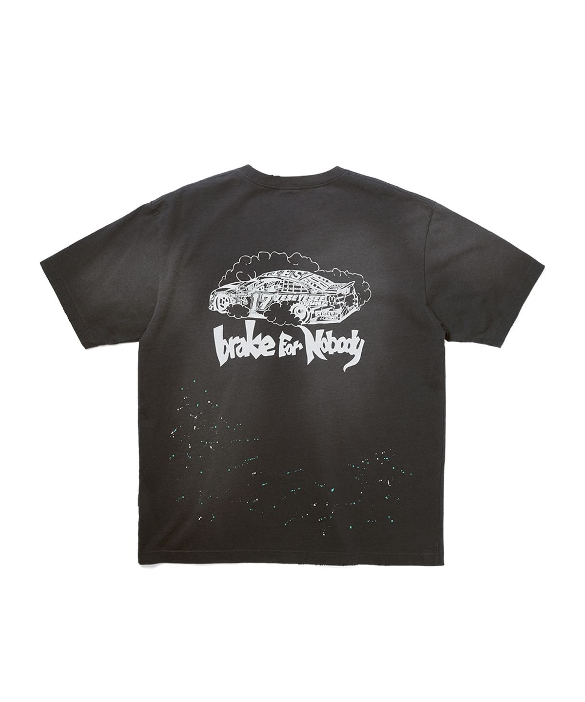 예스아이씨(YESEYESEE) Y.E.S Vintage Racing Tee Charcoal