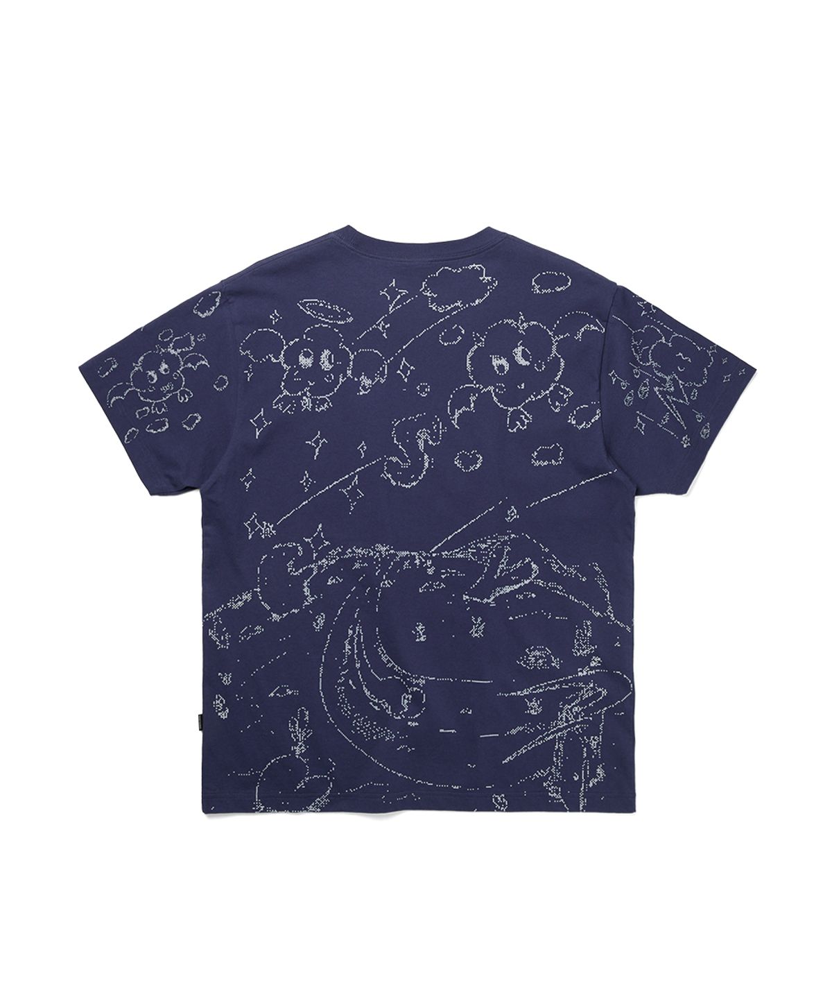 예스아이씨(YESEYESEE) Pixel World Tee Light Navy