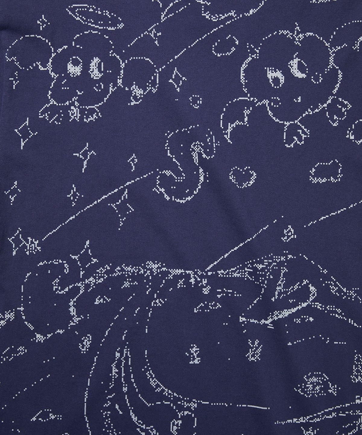 예스아이씨(YESEYESEE) Pixel World Tee Light Navy