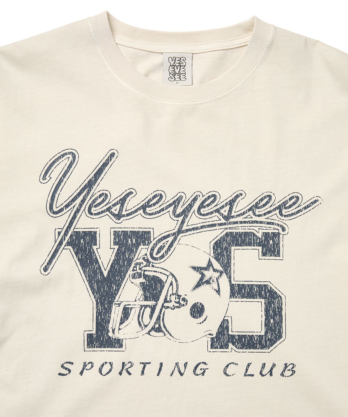 예스아이씨(YESEYESEE) Y.E.S Sporting Club Tee Natural