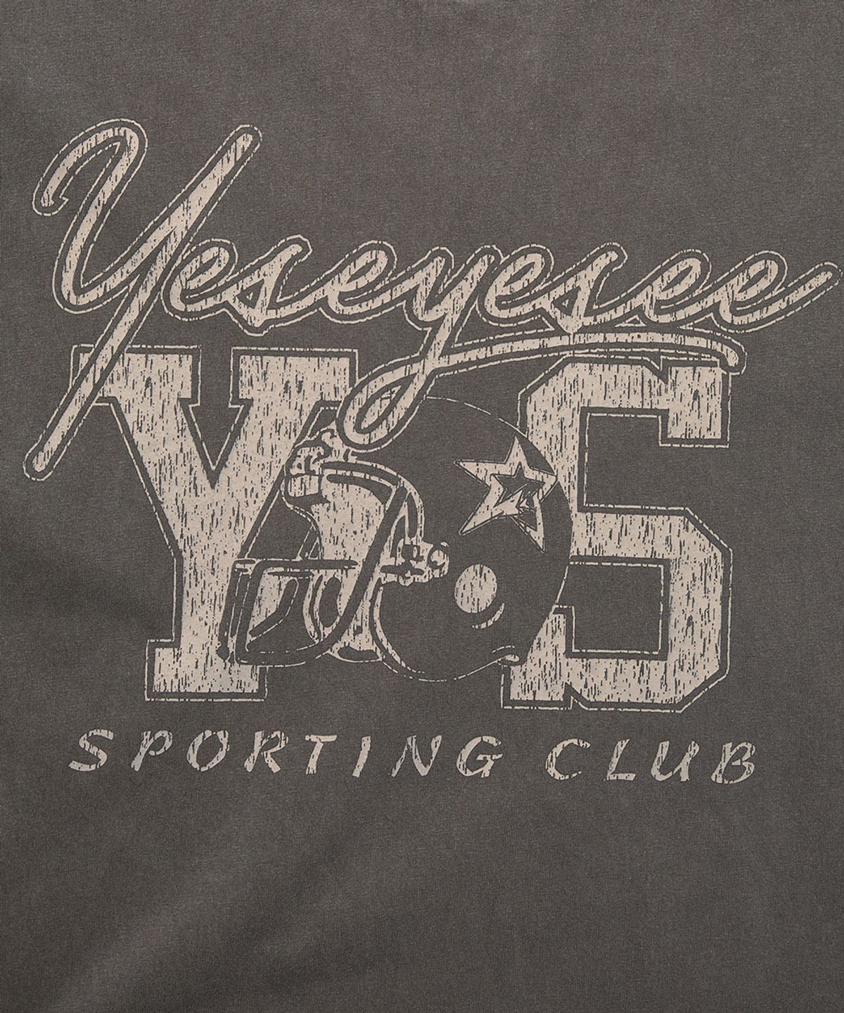 예스아이씨(YESEYESEE) Y.E.S Sporting Club Tee Charcoal