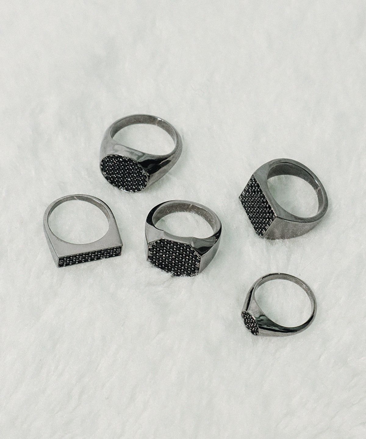 스몰굿띵(SMGT) 시그넷 시리즈 FLAT RING #4 [BLACK]
