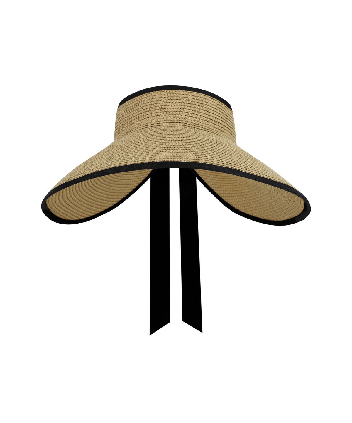 마리떼 프랑소와 저버(MARITHÉ + FRANҪOIS GIRBAUD) CIRCLE LOGO WIDE SUN VISOR black