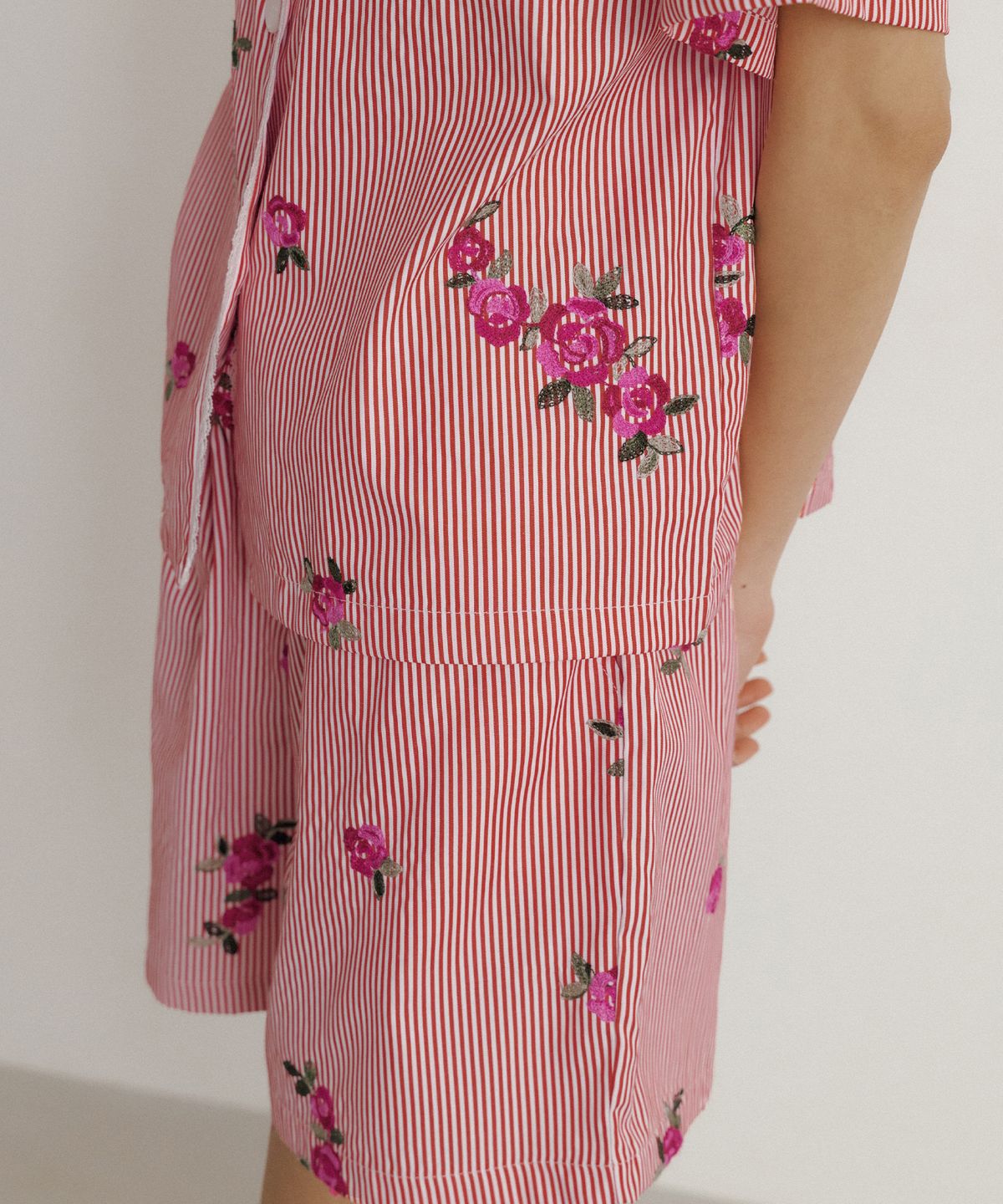 조스라운지(JO'S LOUNGE) (w) Ruby Short Pajama Set (with Scrunchie)