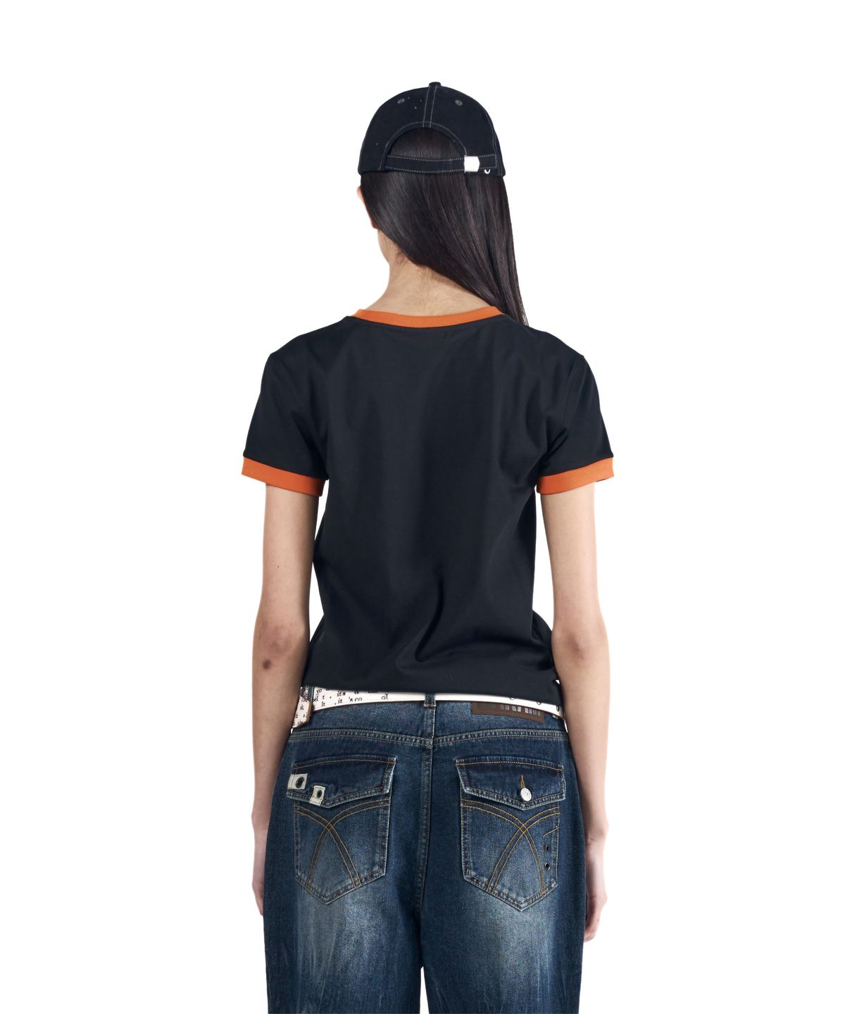 아캄(AAKAM) VTG Eagle Ringer Top (Black)