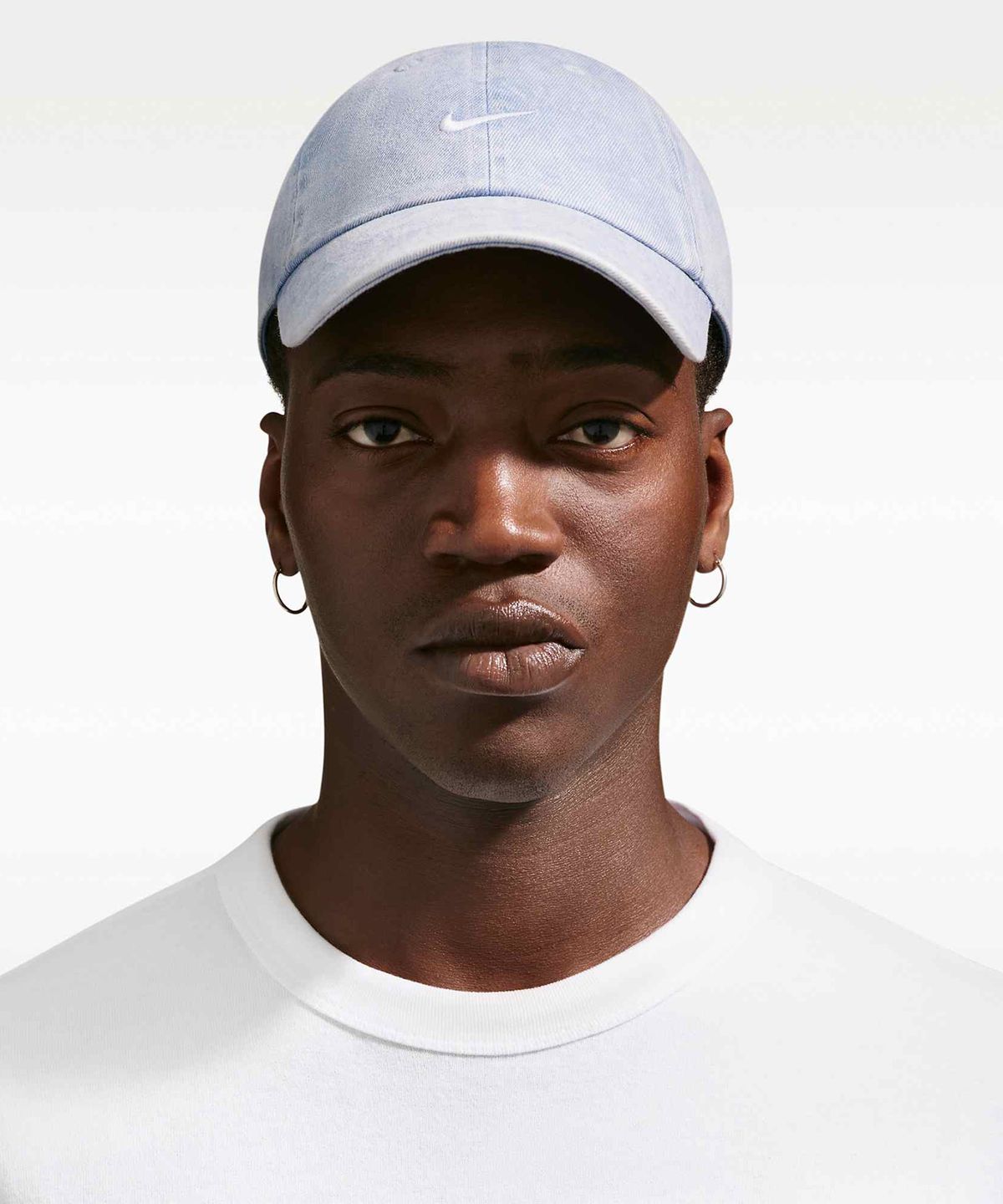 나이키(NIKE) 클럽 언스트럭처 데님 캡 - 워크 블루:화이트 / HF0383-486
