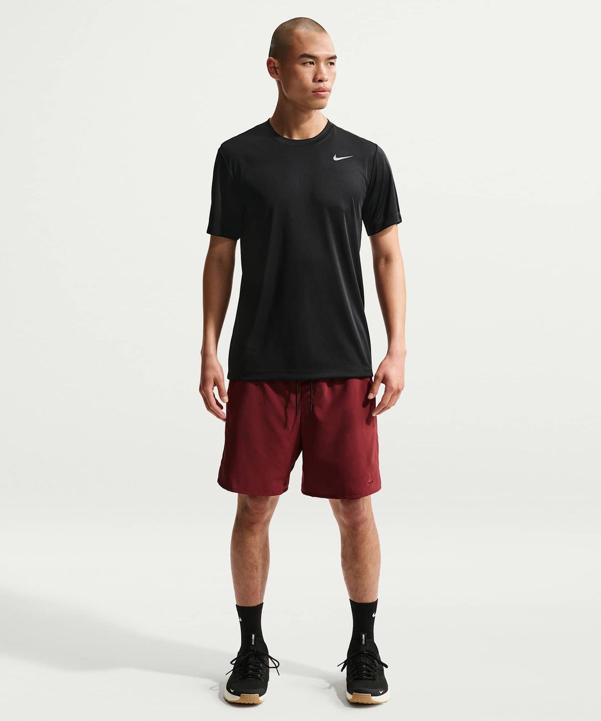 나이키(NIKE) 드라이 핏 트레이닝 티셔츠 M - 블랙:매트 실버 / IO1426-010