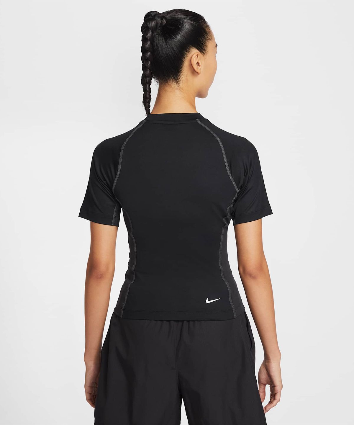 나이키(NIKE) ACG 와일드씨 드라이 핏 반소매 베이스 레이어 탑 W - 블랙:앤트러사이트:서밋 화이트 / IO1461-010