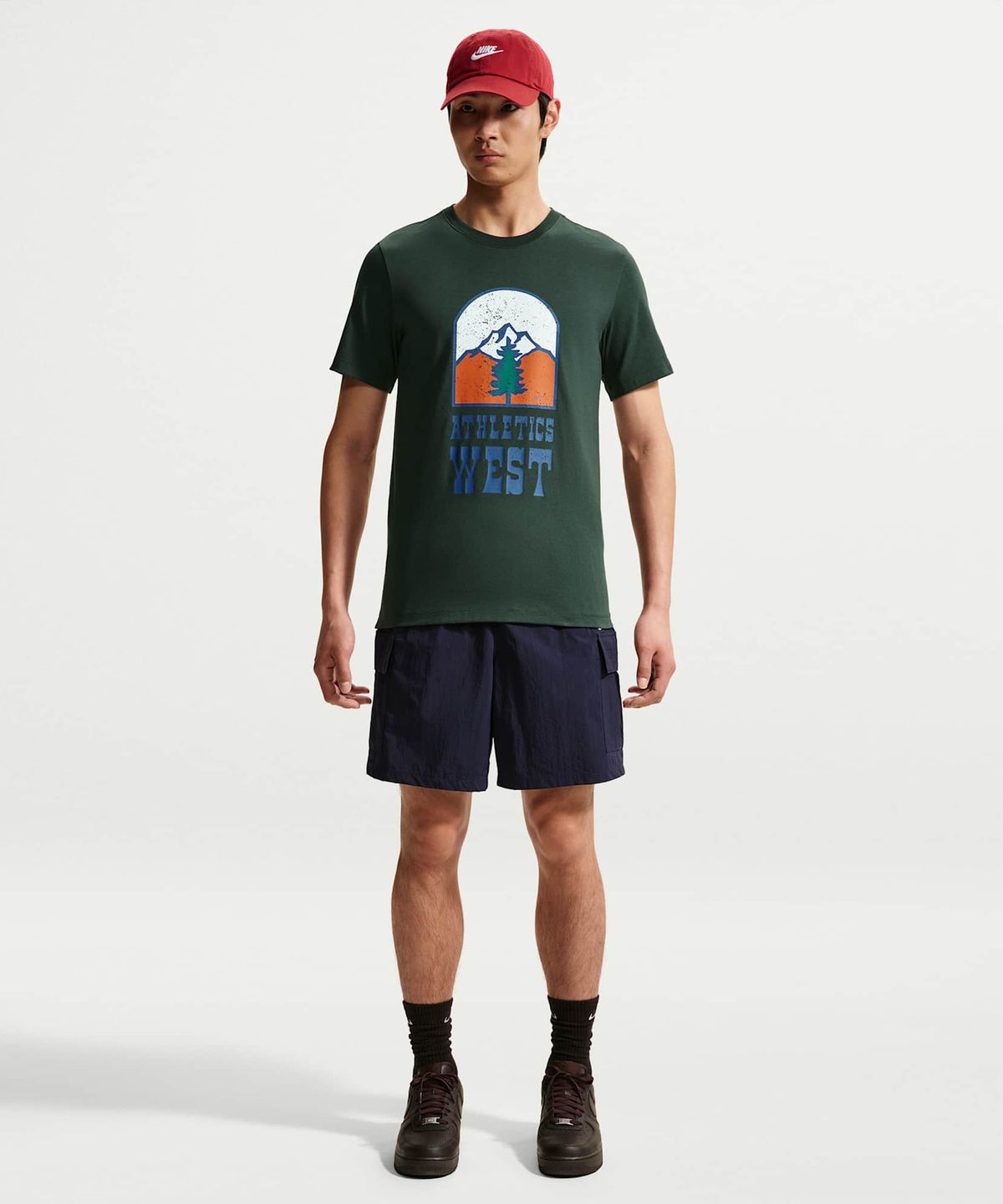 나이키(NIKE) 스포츠웨어 티셔츠 M - 블랙 스프루스 / IR6456-317