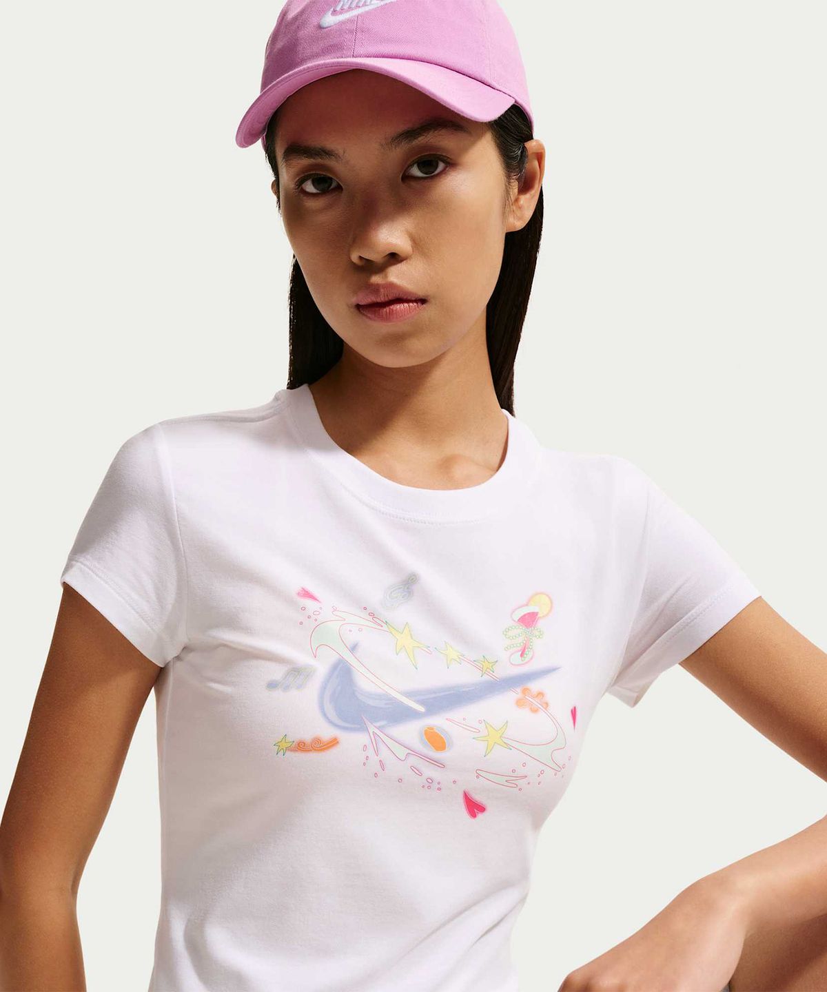 나이키(NIKE) 스포츠웨어 칠 니트 티셔츠 W - 화이트 / IR7562-100