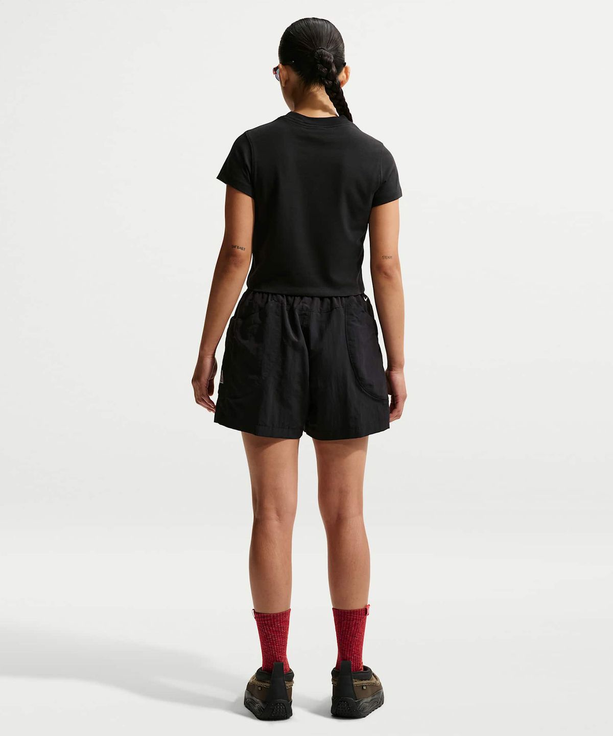 나이키(NIKE) ACG 드라이 핏 반소매 탑 W - 블랙:서밋 화이트 / II7284-010