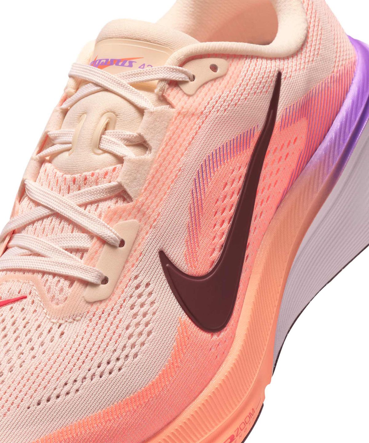 나이키(NIKE) 페가수스 42 W - 초크:오렌지 펄스:브라이트 바이올렛:타투 / IB1881-113