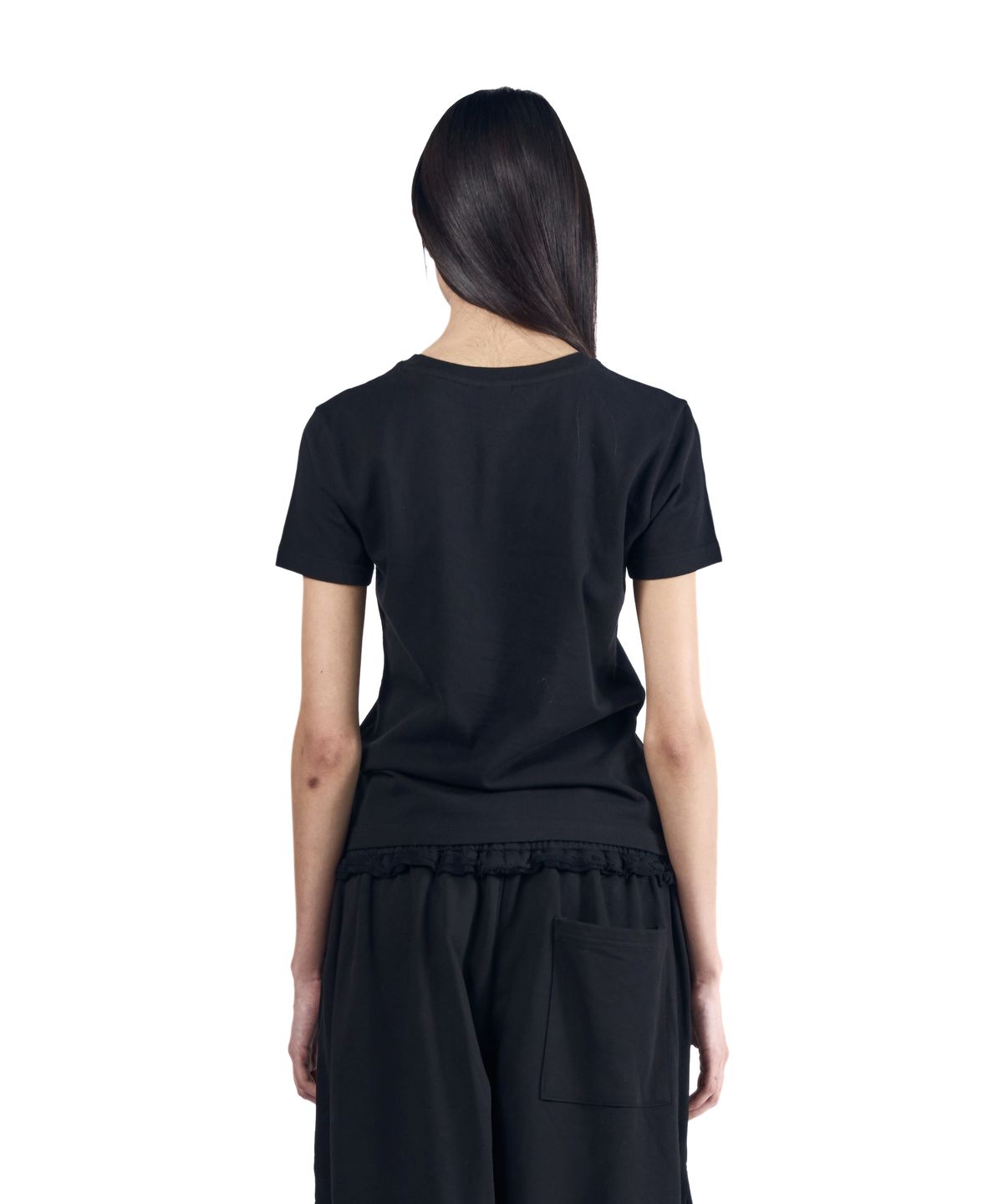 아캄(AAKAM) A Kam Painted Half Top (Black)