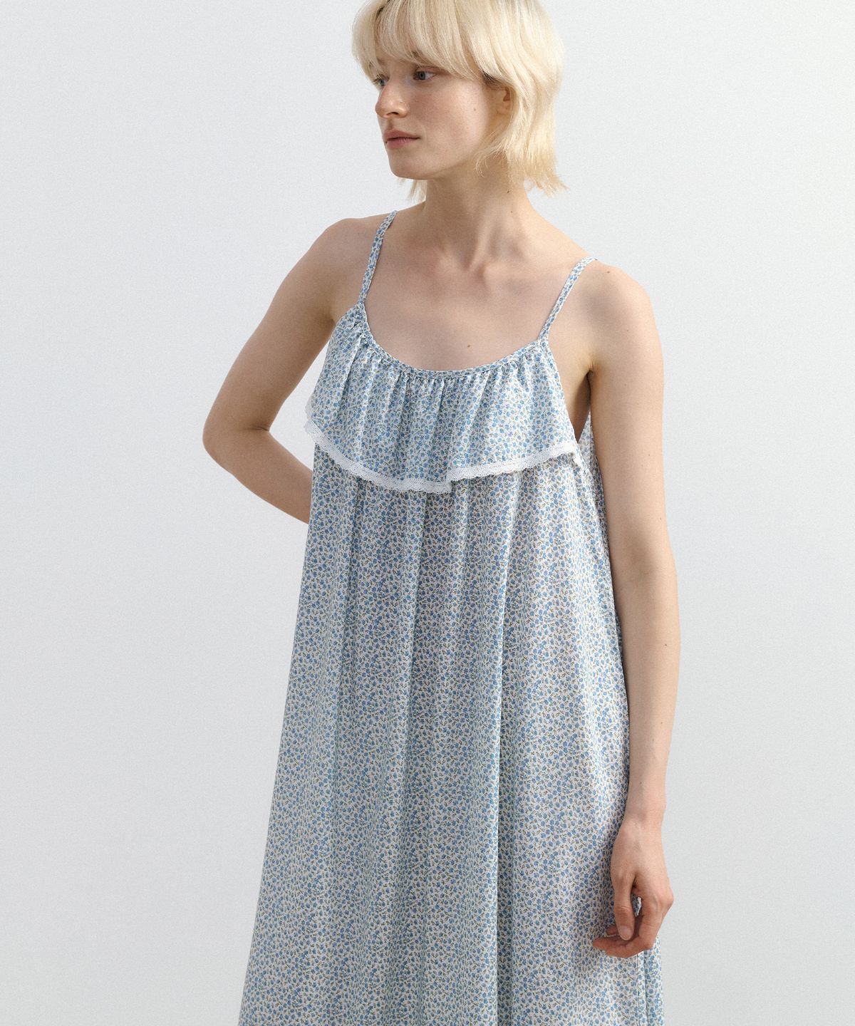 조스라운지(JO'S LOUNGE) [모달100] (couple) Ella Short Pajama Set + Camisole One-piece