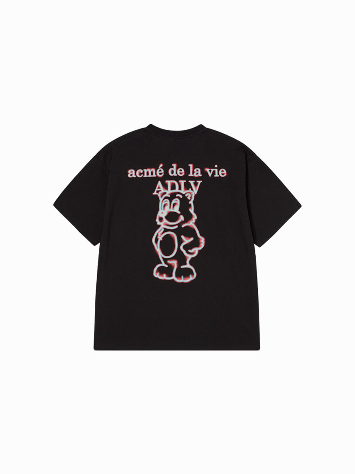 아크메드라비(ACME DE LA VIE) GLOW AC BEAR SHORT SLEEVE T-SHIRT