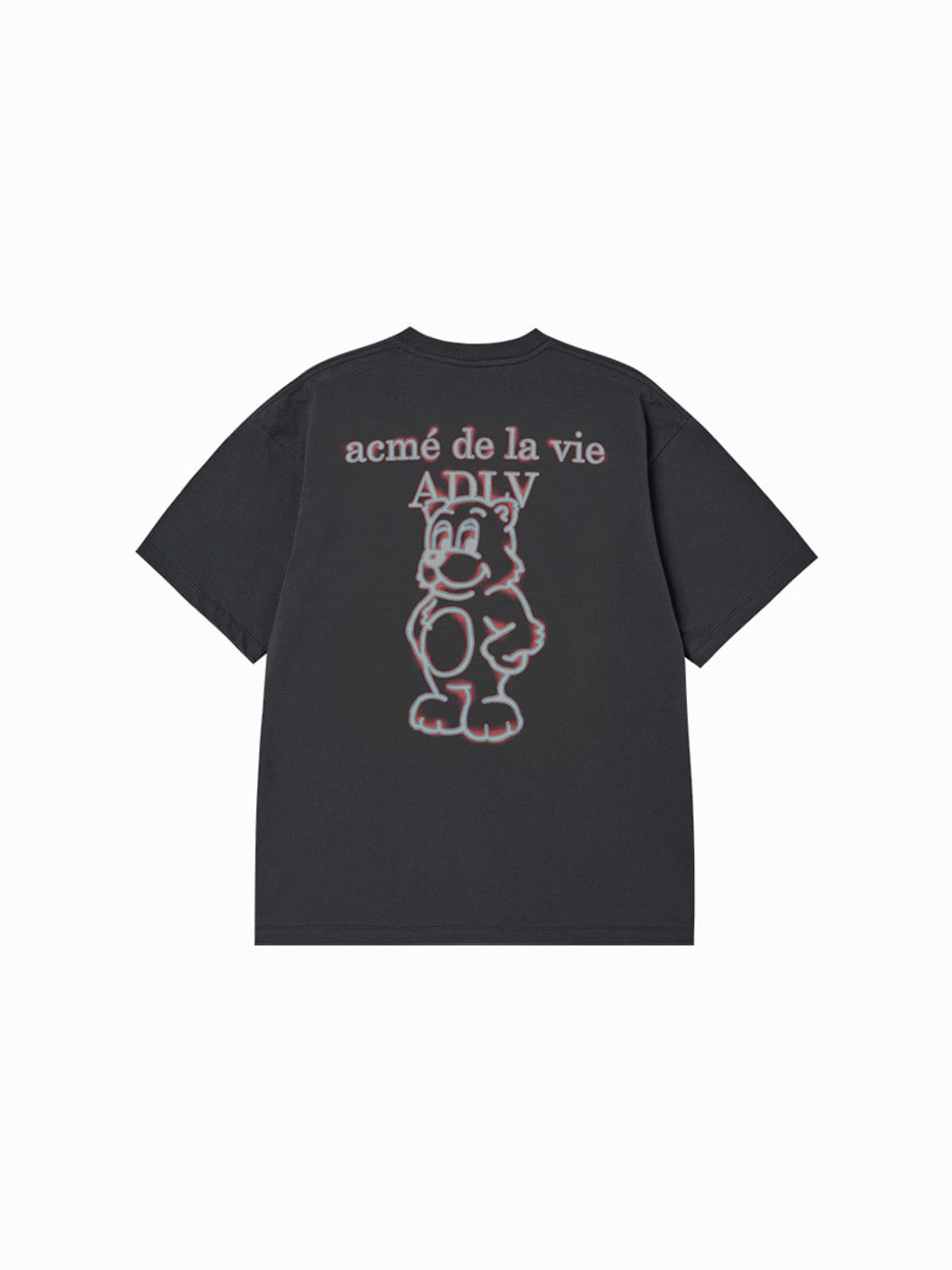 아크메드라비(ACME DE LA VIE) GLOW AC BEAR SHORT SLEEVE T-SHIRT