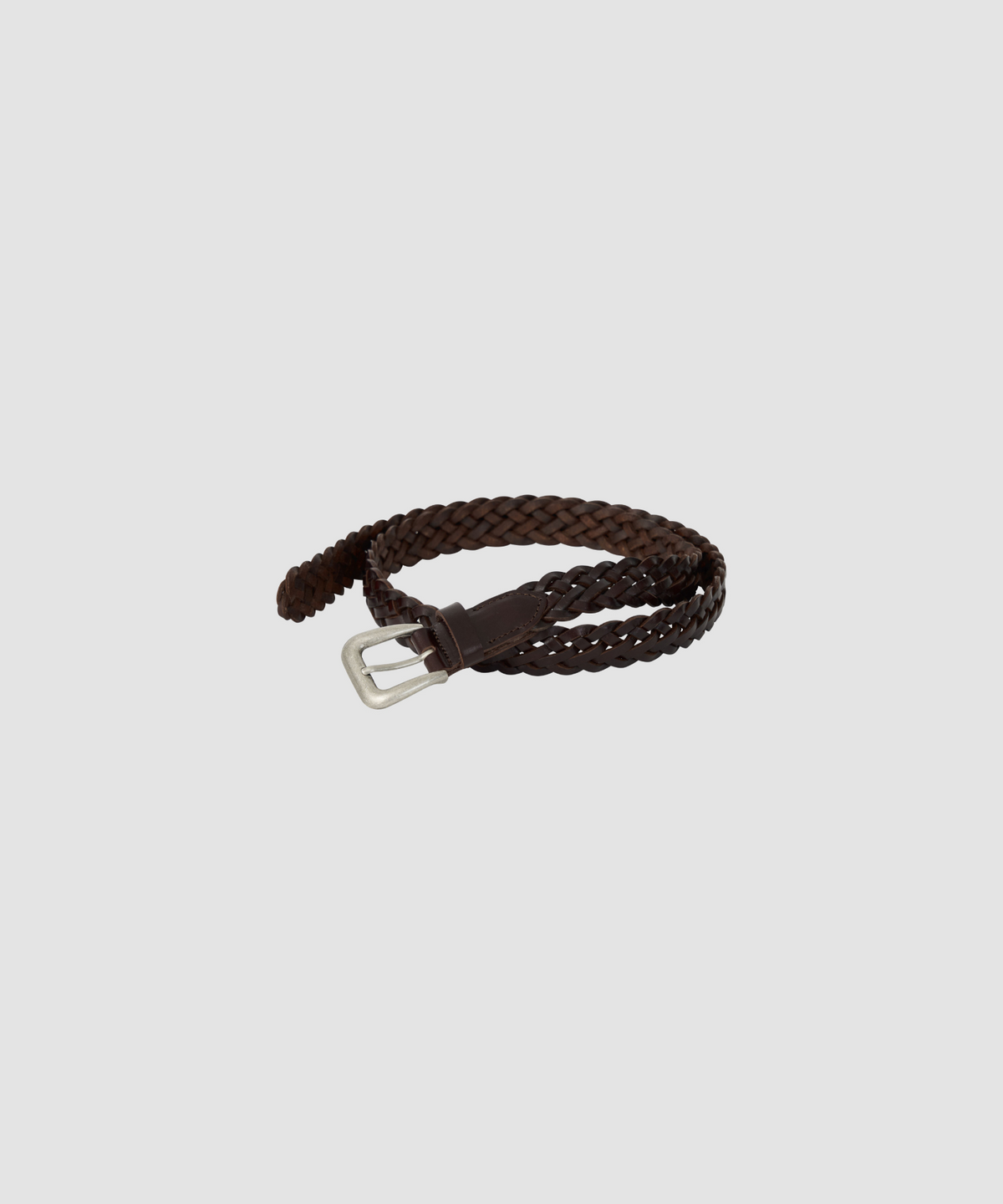 더 릴(THE LILLE) Western Twist Leather Belt_Brown