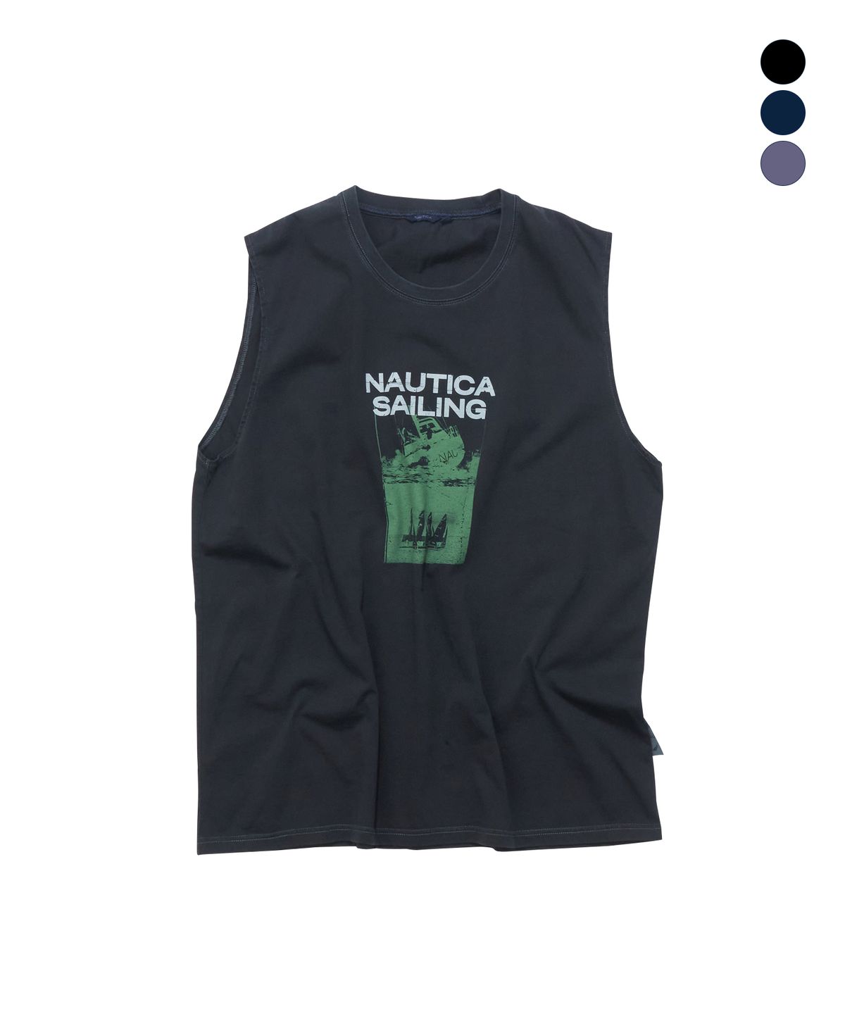 노티카(NAUTICA) 세일링 블록 슬리브리스(3colors) NTS5816