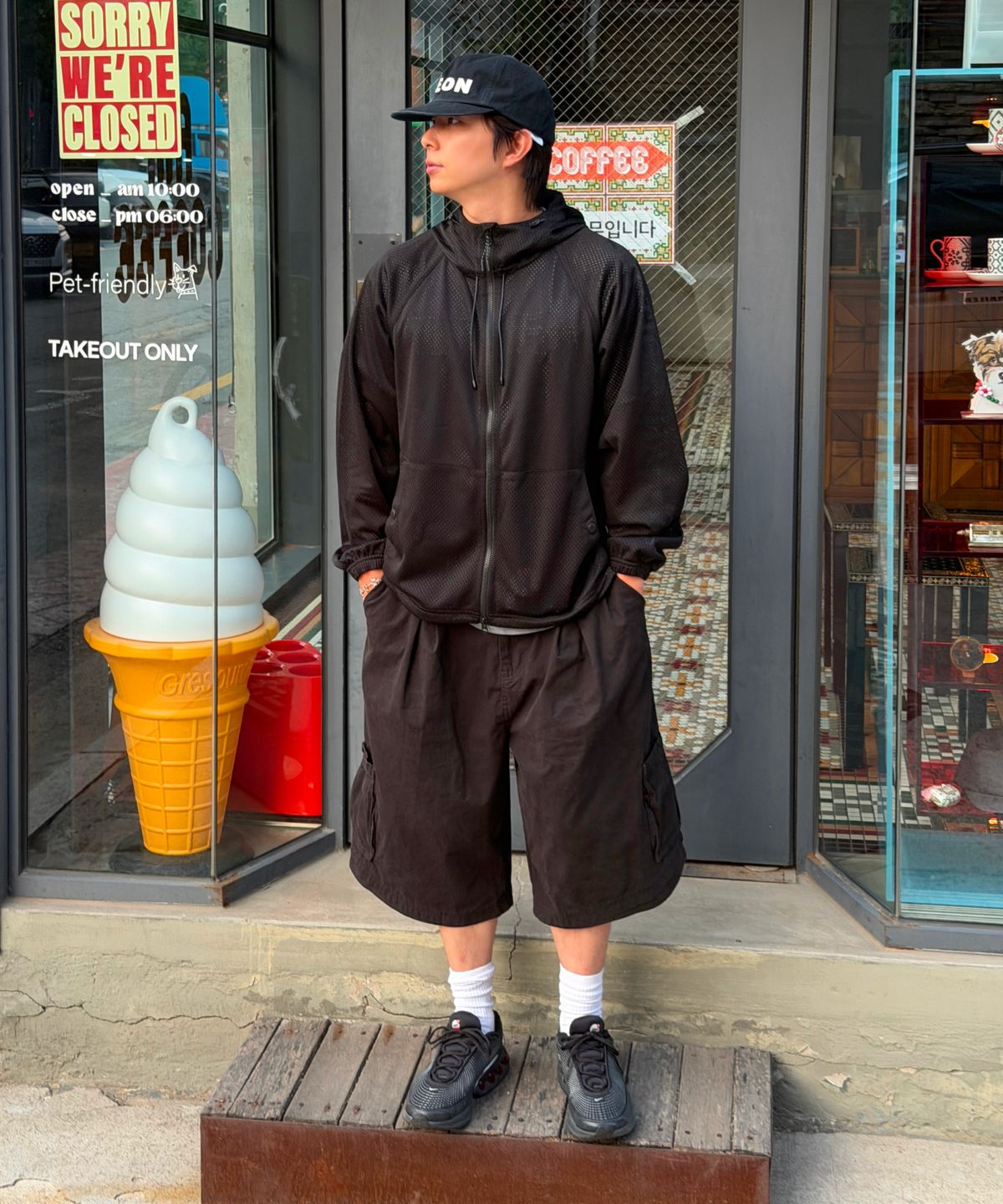 노티카(NAUTICA) 에어로메쉬 후디드 집업 자켓(2colors) NJK1276