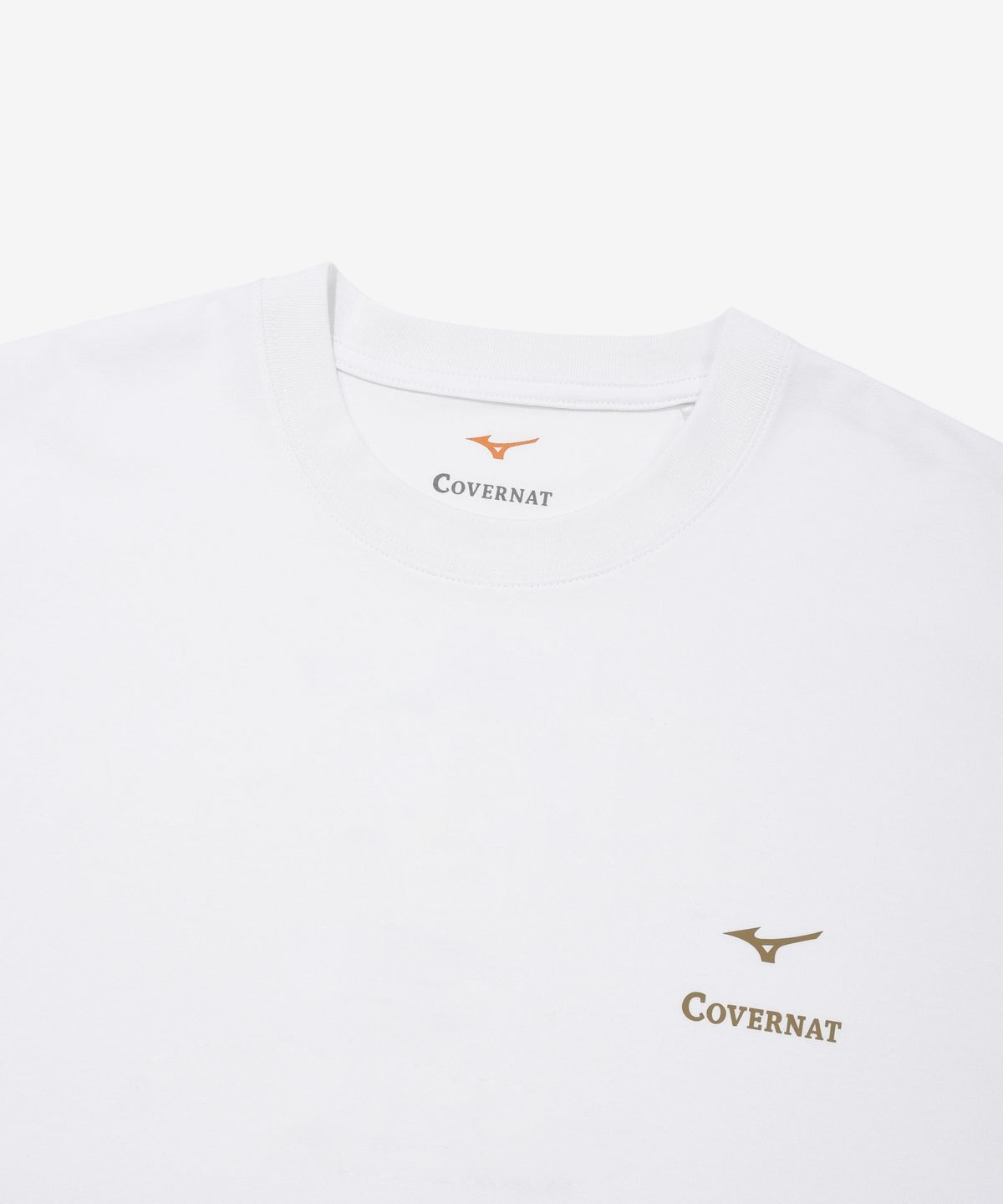 커버낫(COVERNAT) [커버낫 X 미즈노] 쿨 코튼 모티베이션 그래픽 티셔츠 화이트