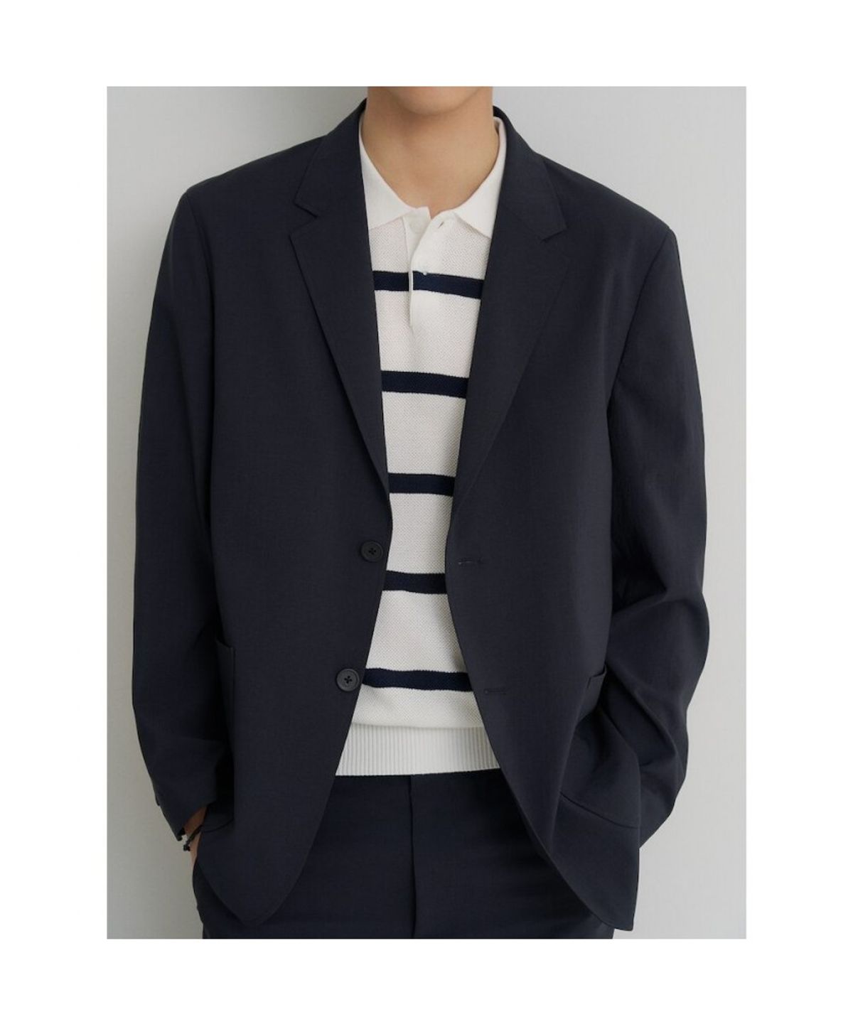 빈폴 멘(BEANPOLE MEN) 젠틀테크 셋업 컴포트핏 재킷  애쉬