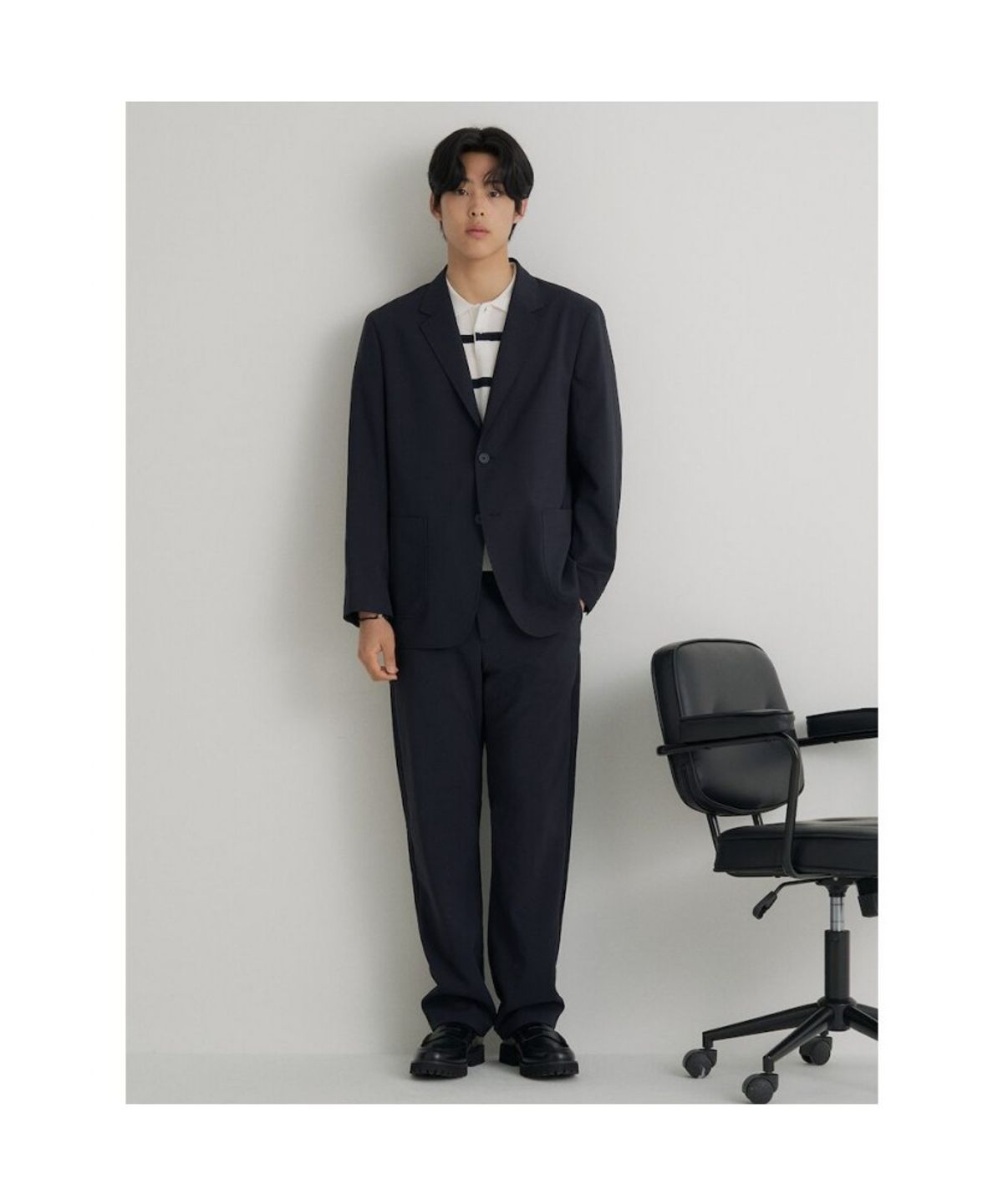 빈폴 멘(BEANPOLE MEN) 젠틀테크 셋업 컴포트핏 재킷  애쉬