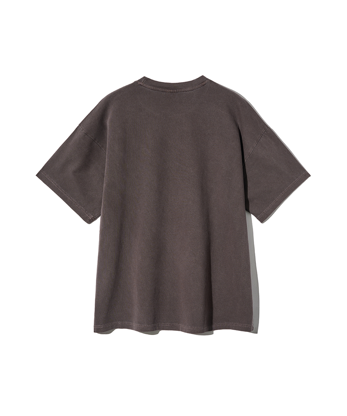 가까이 유니언즈(GAKKAI UNIONS) 도넛 펭귄 피그먼트 반팔 티셔츠 브라운