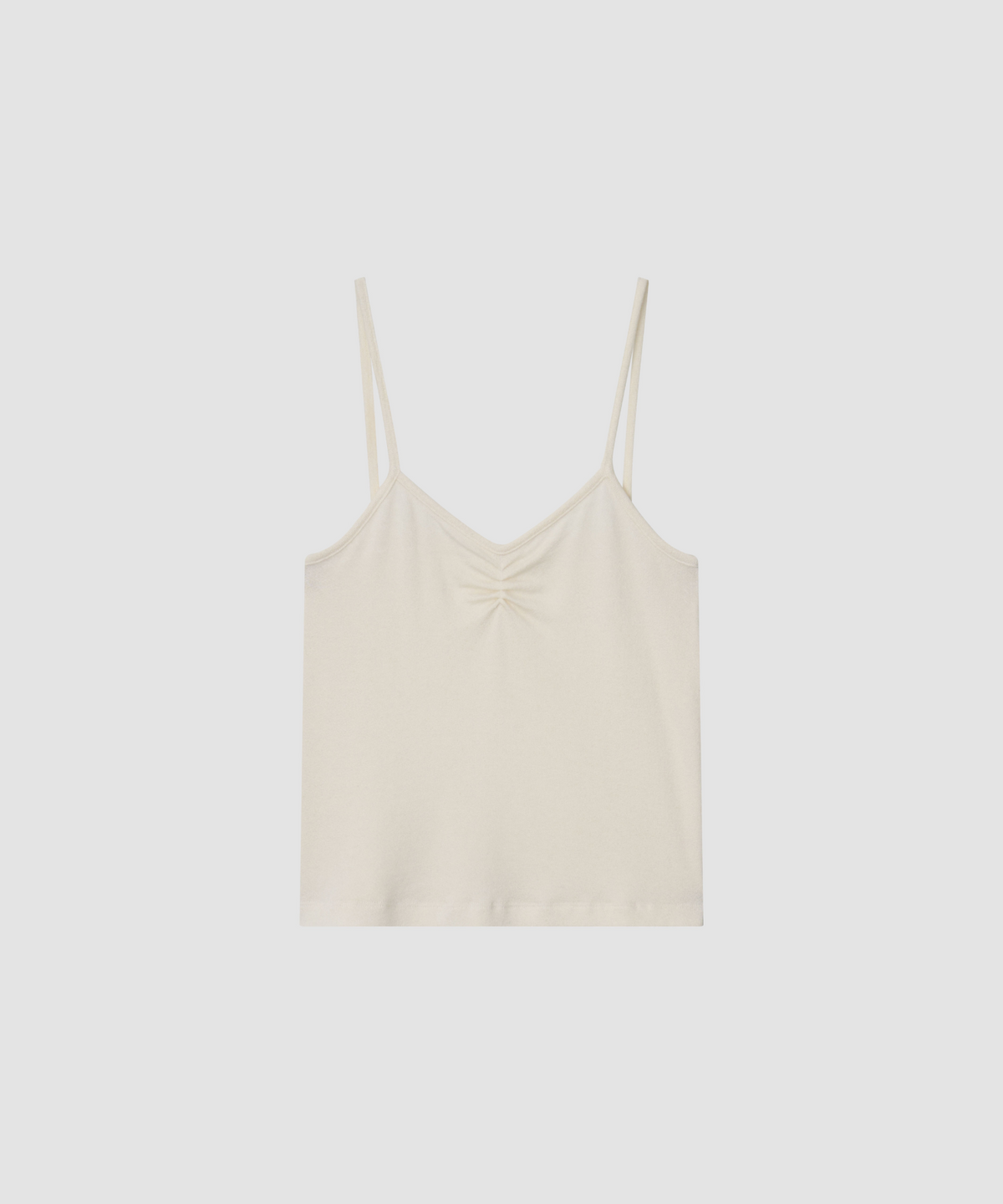더 릴(THE LILLE) Like Shirring Sleeveless T_Ivory