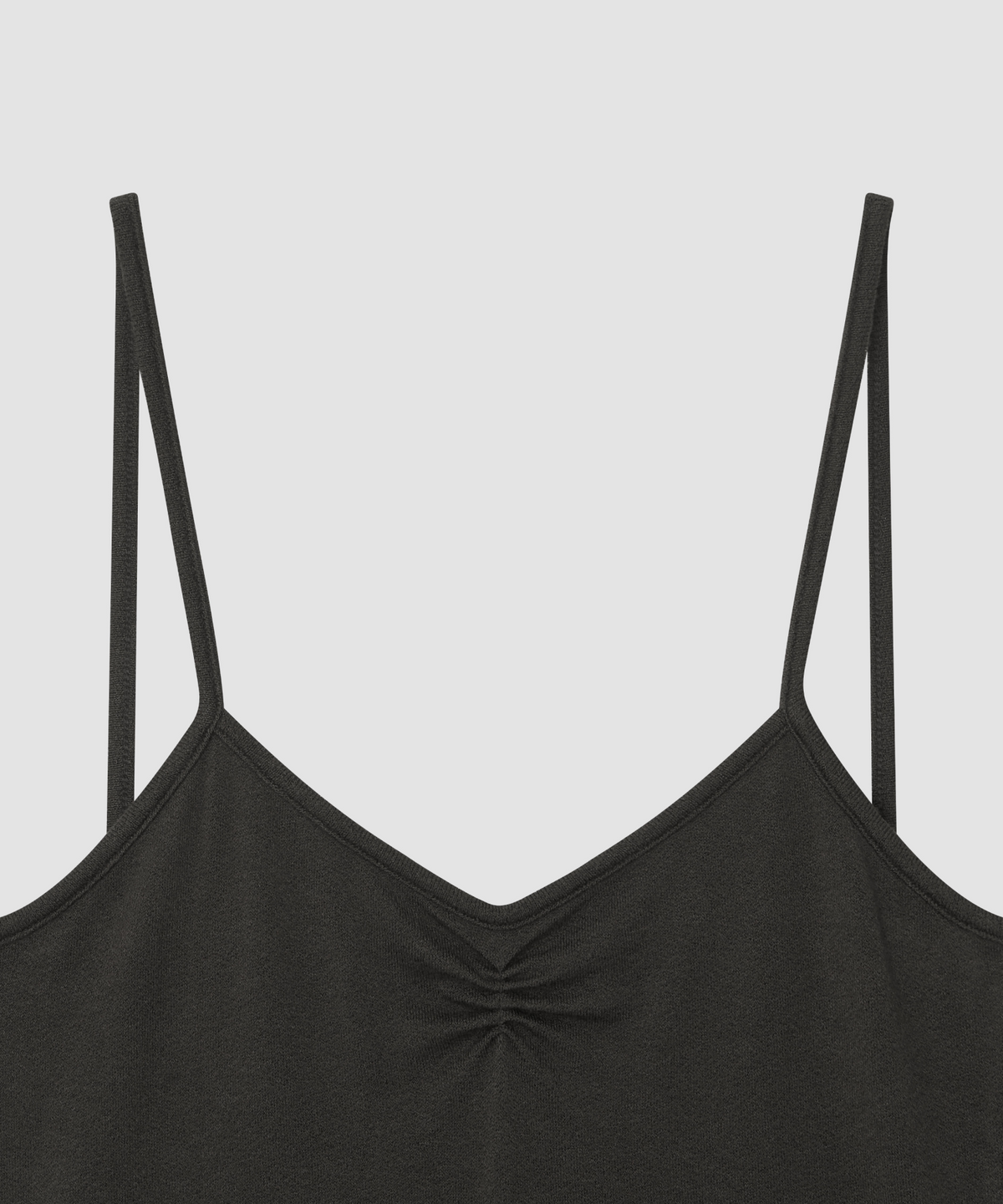 더 릴(THE LILLE) Like Shirring Sleeveless T_Charcoal