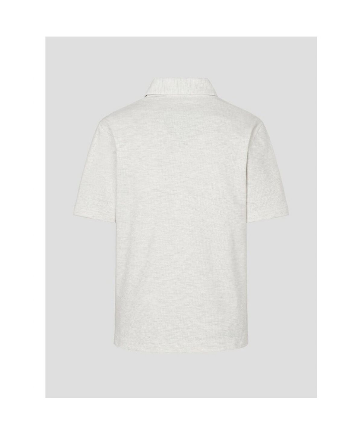 빈폴 멘(BEANPOLE MEN) 오픈넥 소프트 반달피케 티셔츠  라이트 그레이