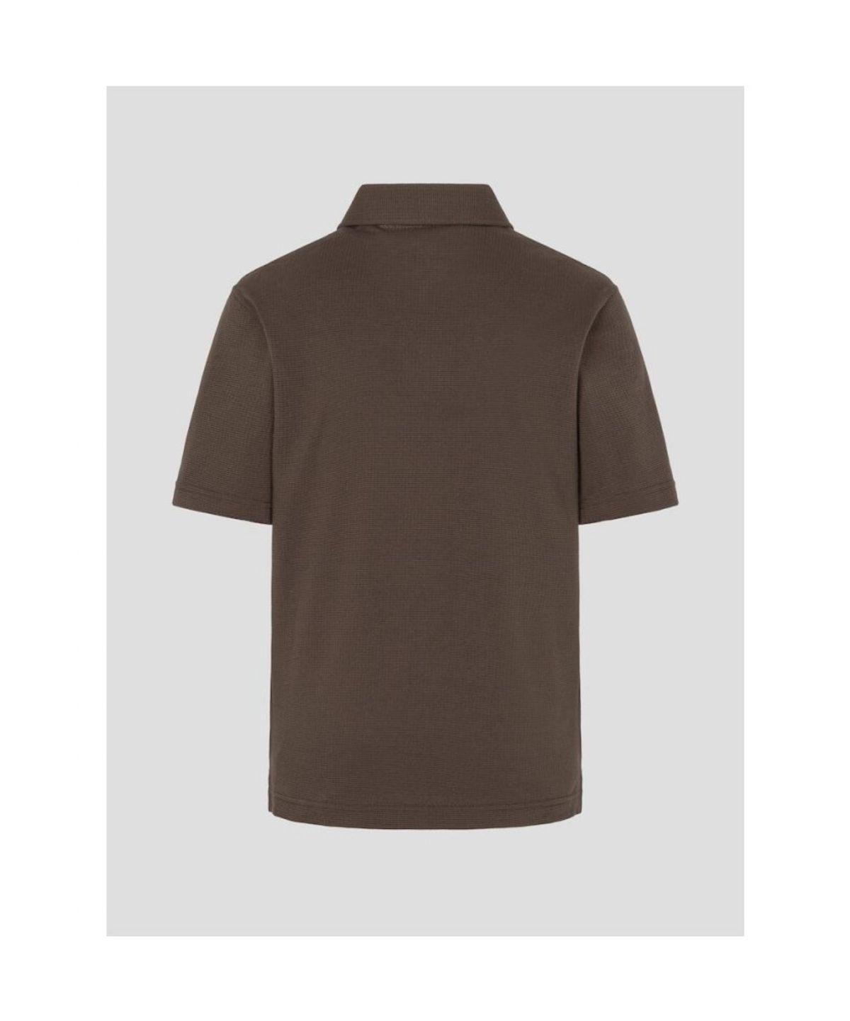 빈폴 멘(BEANPOLE MEN) 오픈넥 소프트 반달피케 티셔츠  브라운