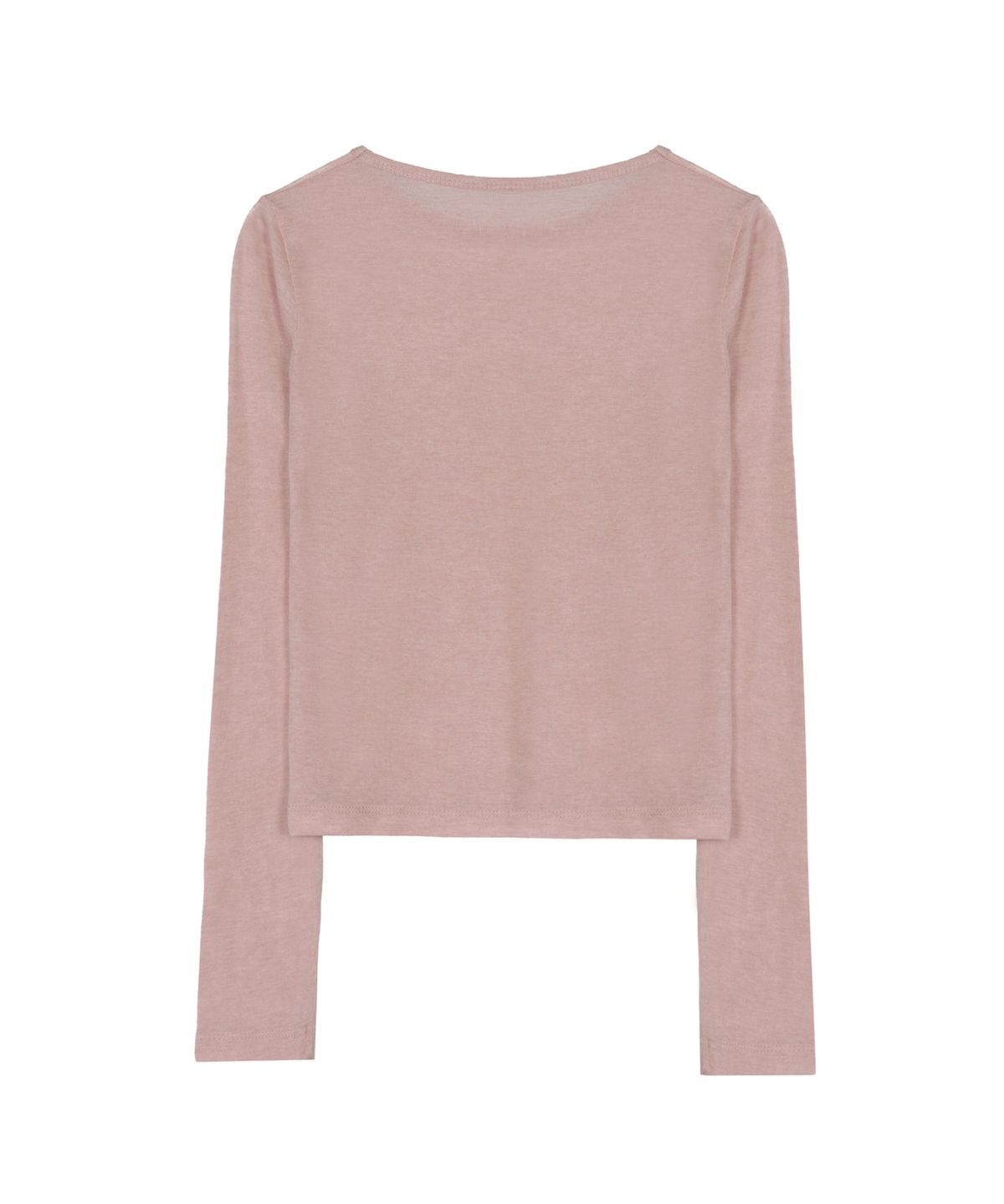 닉앤니콜(NICK&NICOLE) [ESSENTIAL] WOOL TENCEL TEE_PINK