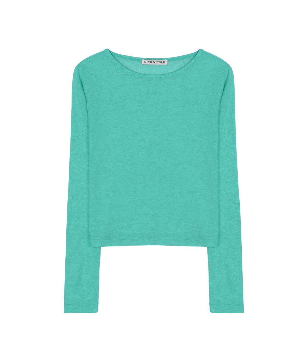 닉앤니콜(NICK&NICOLE) [ESSENTIAL] WOOL TENCEL TEE_GREEN