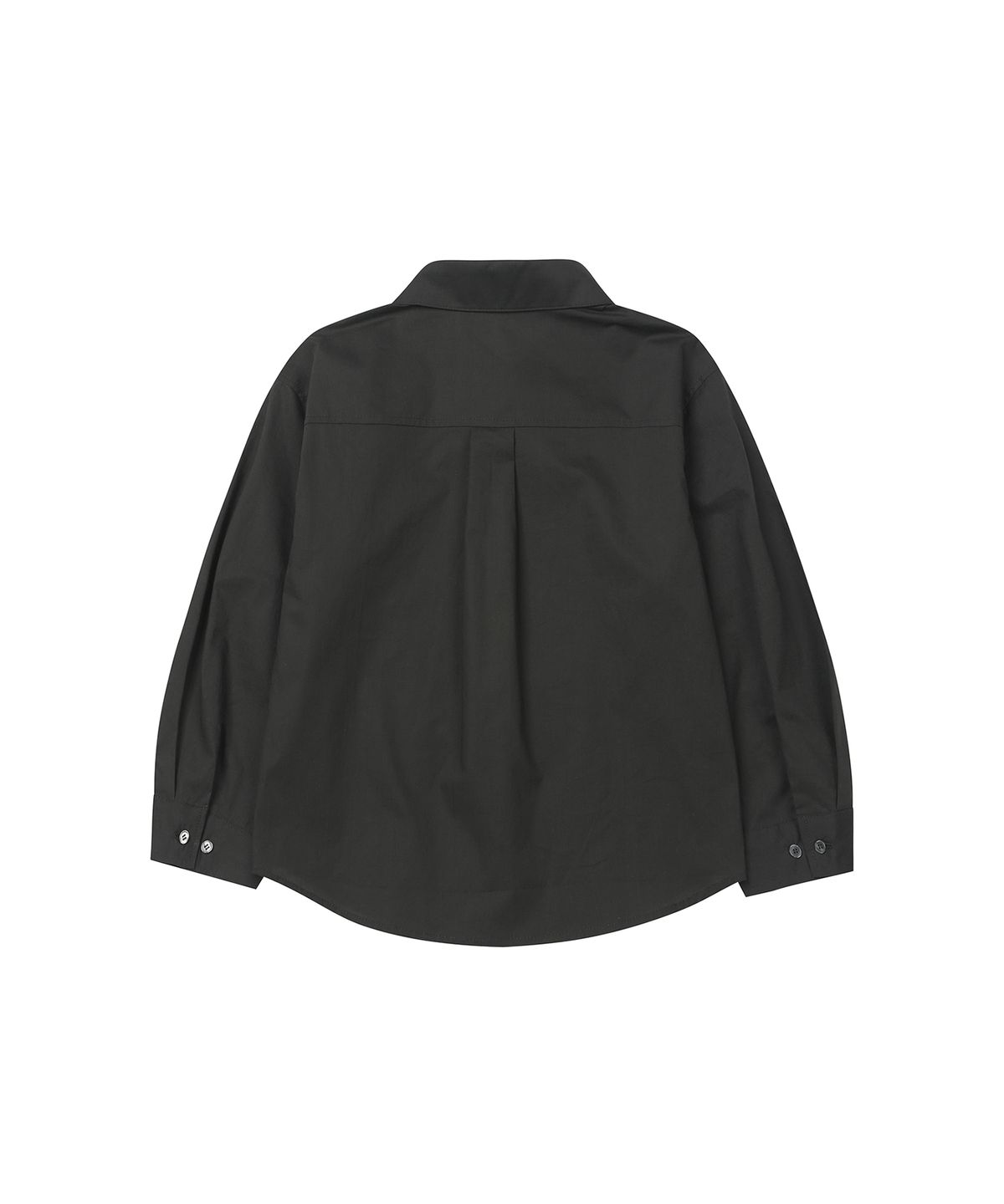 세컨모놀로그(SECONDMONO) Three-quarter Sleeve Shirt [CHARCOAL]_SEWSH010CHARCOAL