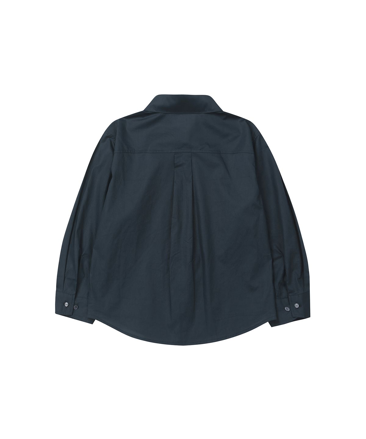 세컨모놀로그(SECONDMONO) Three-quarter Sleeve Shirt [NAVY]_SEWSH010NAVY