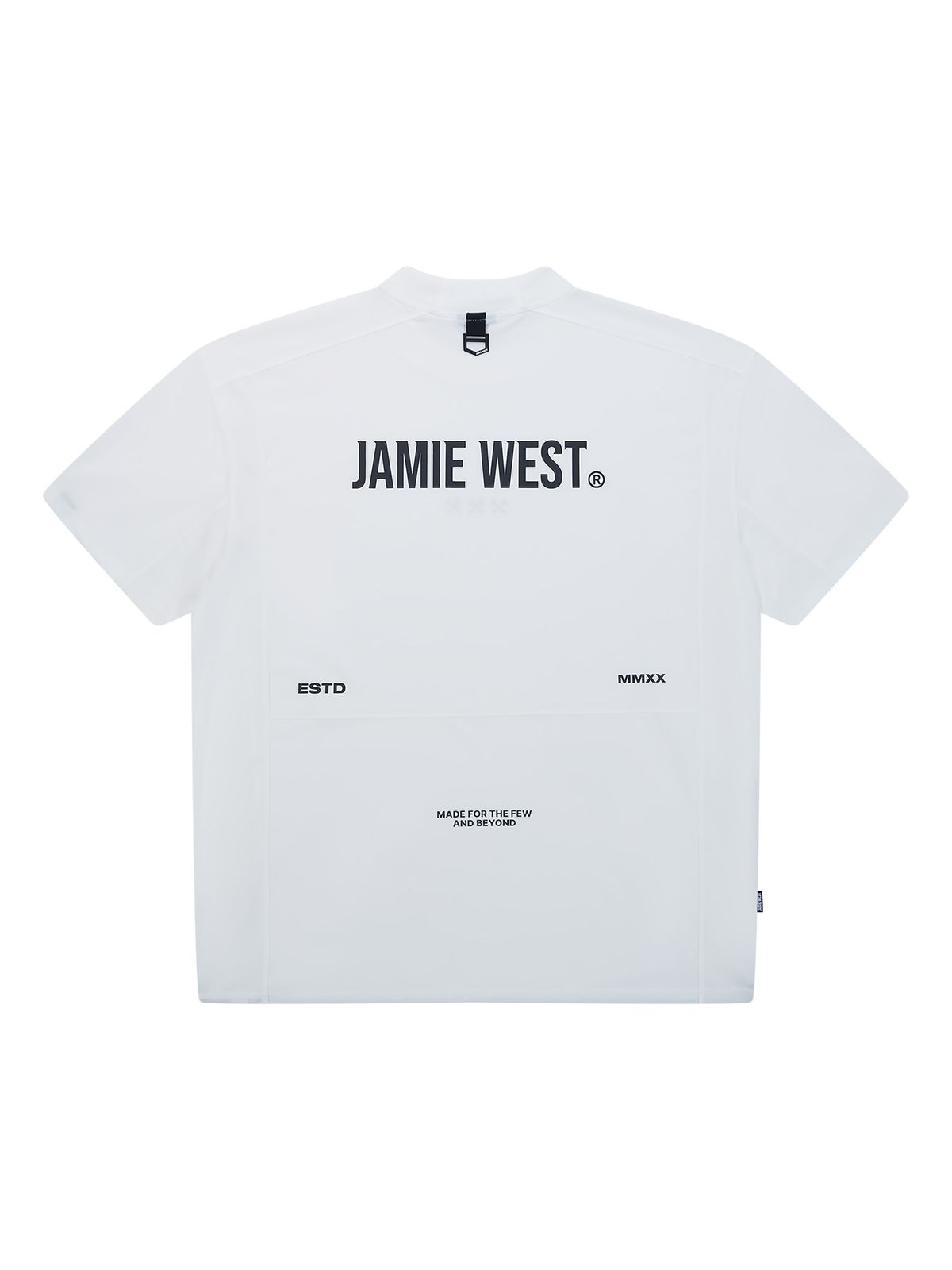 제이미웨스트(JAMIE WEST) [JWGC] 에센셜 퍼포먼스 모크넥 티셔츠 (화이트)