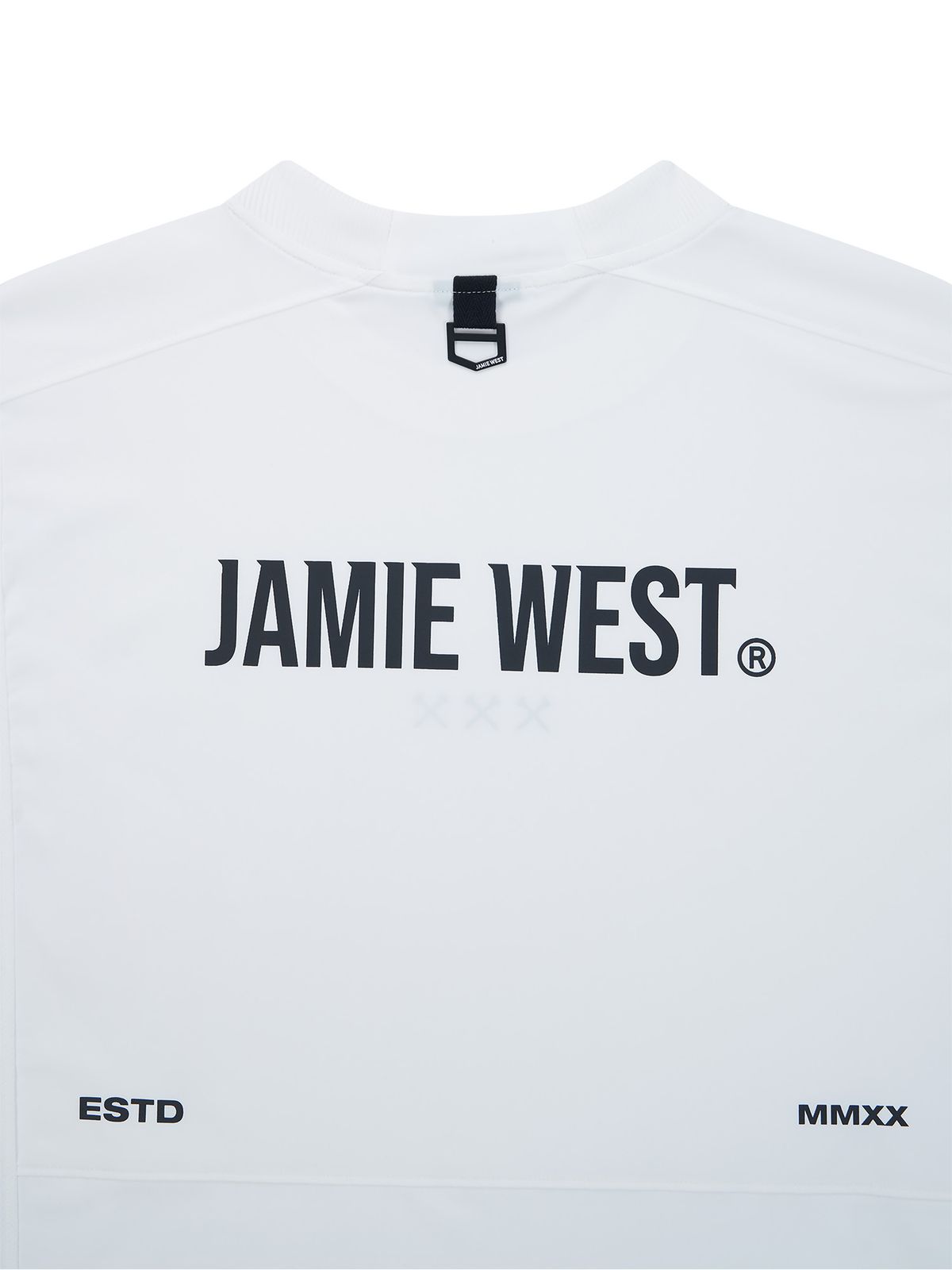 제이미웨스트(JAMIE WEST) [JWGC] 에센셜 퍼포먼스 모크넥 티셔츠 (화이트)