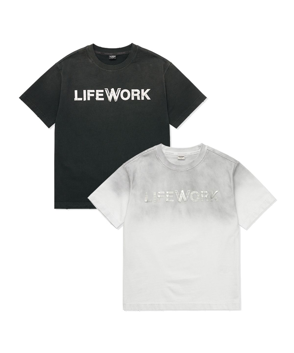 라이프워크 키즈(LIFEWORK KIDS) 키즈) 빈티지 테이프 그래픽 반팔 티셔츠